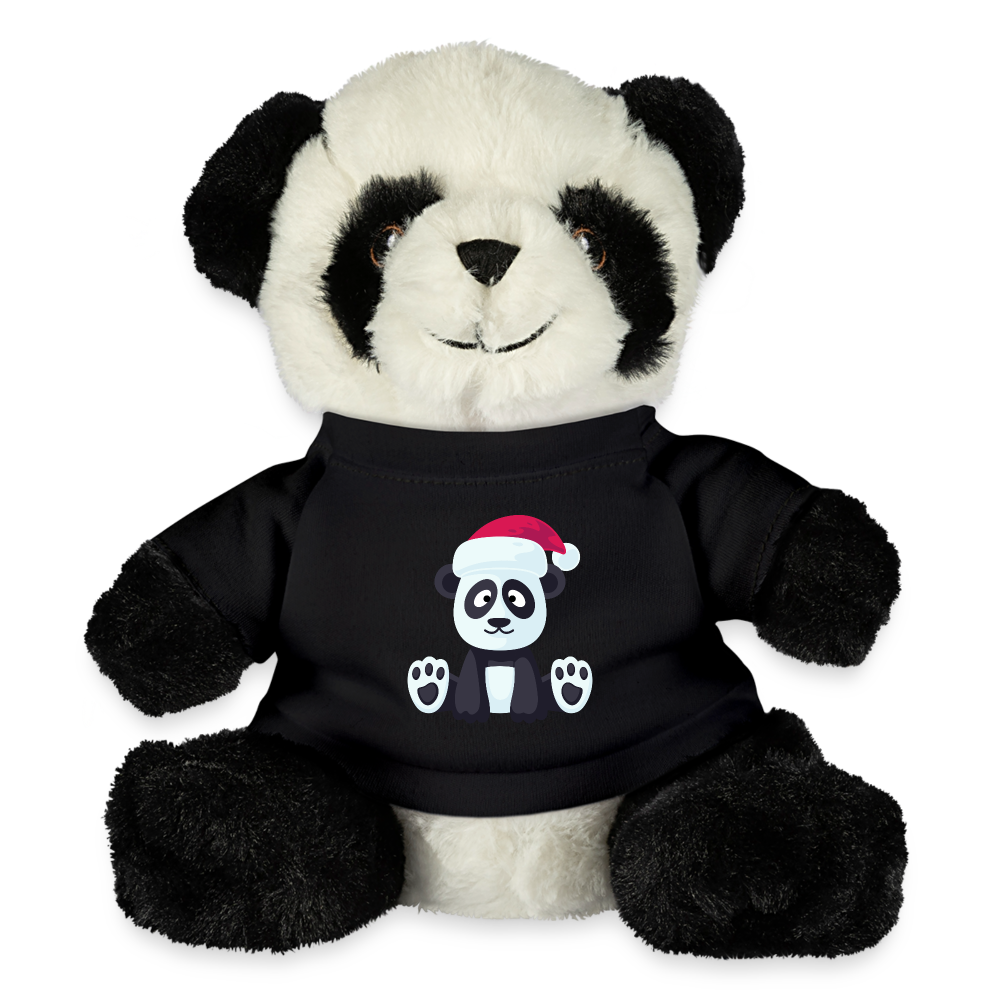 Christmas Panda Bear, Merry Christmas Panda, Happy New Year, Xmas Panda Bear, Xmas Panda, Nye Panda Bear, Christmas Gift, Xmas Gift Idea - black