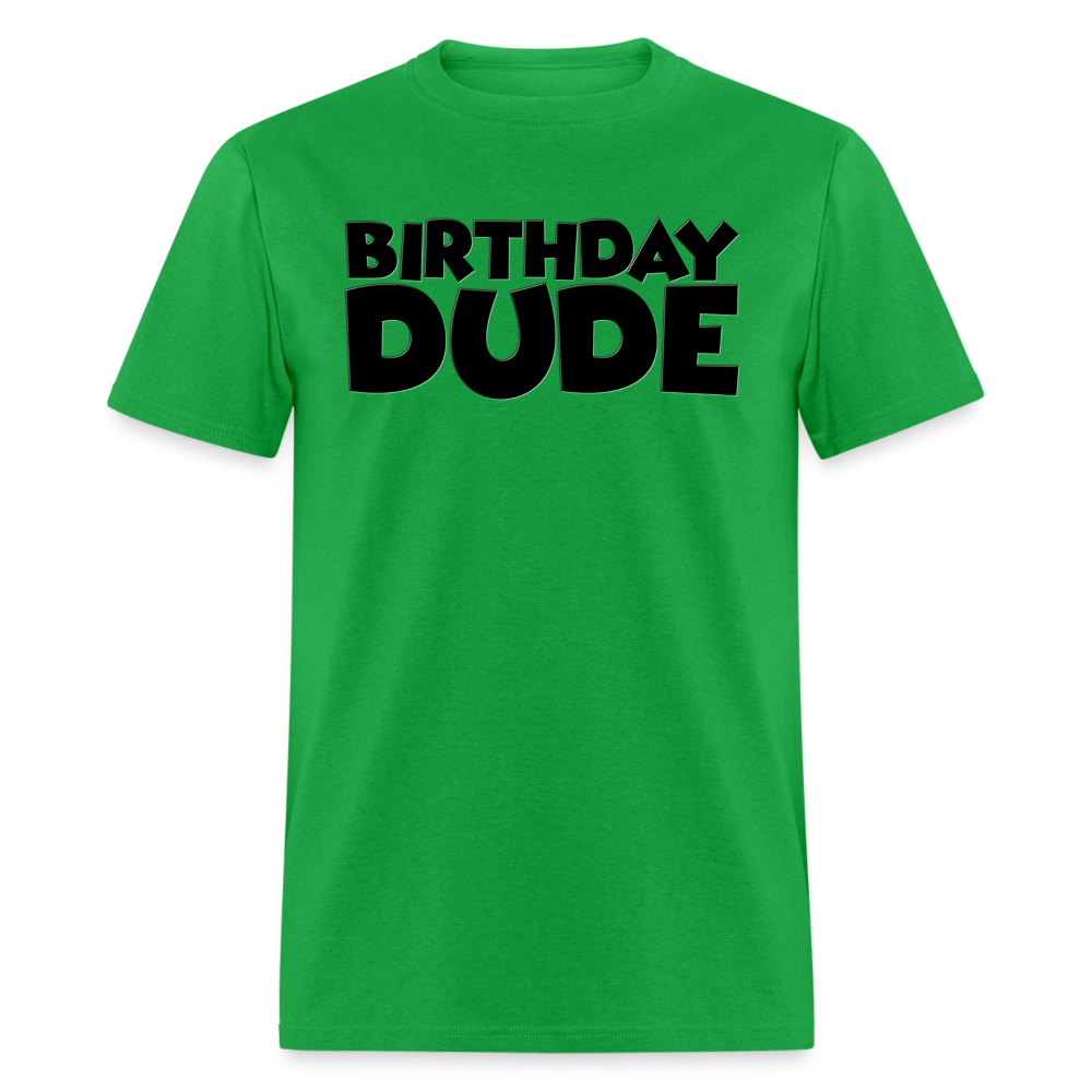 Birthday Dude, Dude, The Dude, Dude Shirt, Birthday Dude Shirt, Birthday Dude svg, The Birthday Dude, Birthday Dude Tee, Happy Birthday Dude - bright green