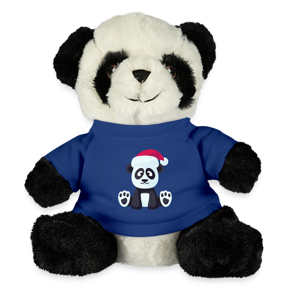 Christmas Panda Bear, Merry Christmas Panda, Happy New Year, Xmas Panda Bear, Xmas Panda, Nye Panda Bear, Christmas Gift, Xmas Gift Idea - royal blue