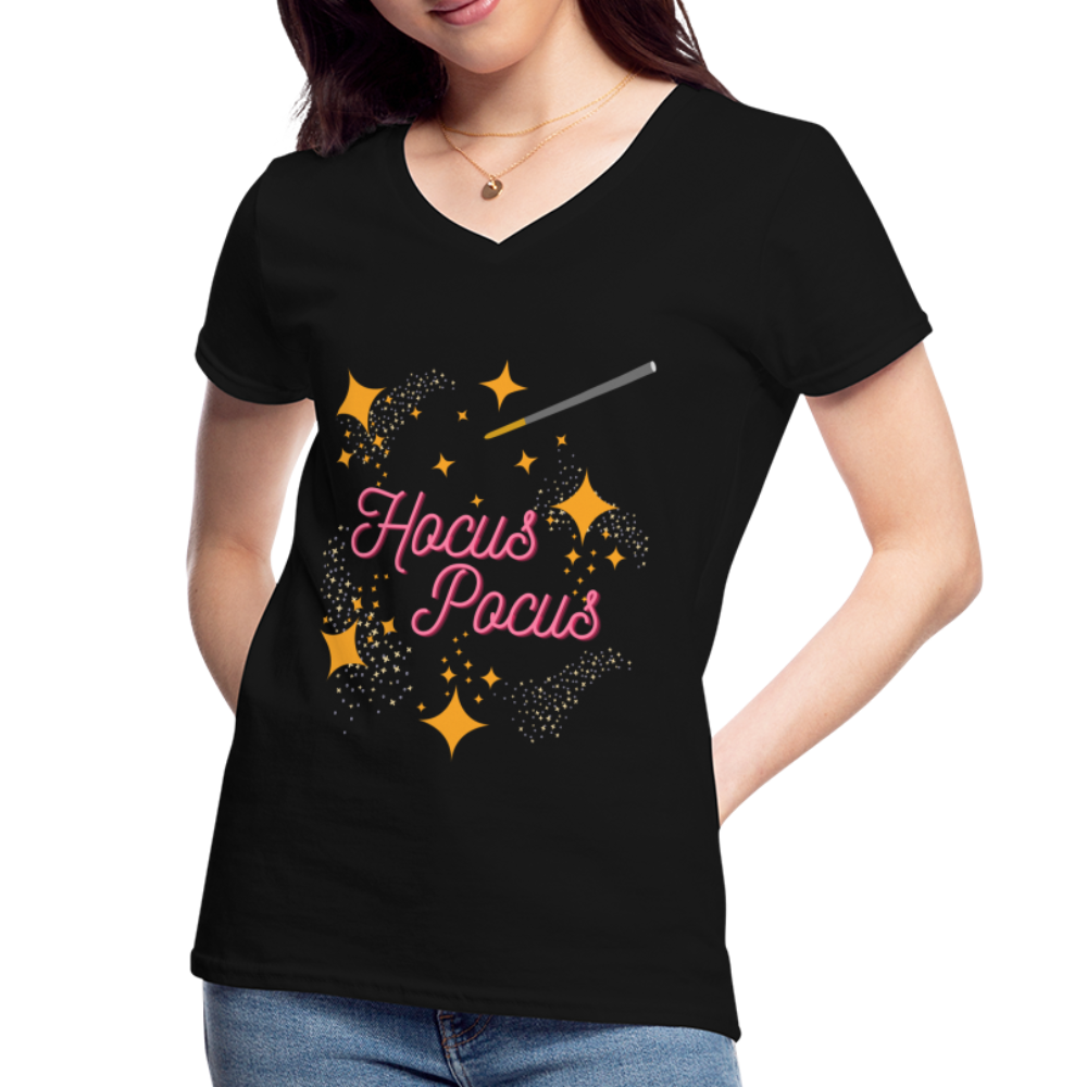 Hocus Pocus, Halloween, Witches, Witch, Sanderson sisters, Movies, Spell, Winifred, Winifred Sanderson, Fall, Funny, i put a spell on you, Mary Sanderson, movie, October, Women's V-Neck T-Shirt. - black