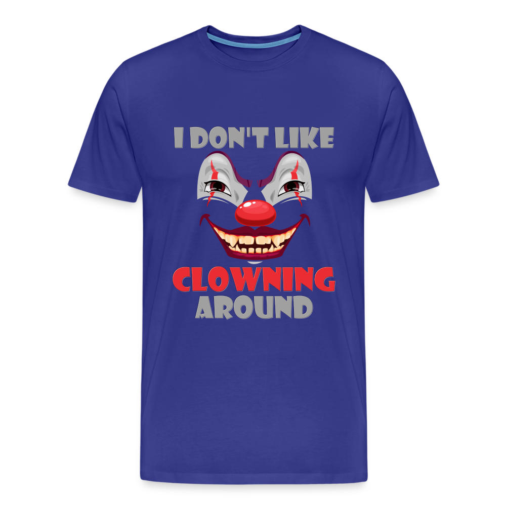 Art The Clown, Scary, Spooky, I Don't Like Clowning Around, Halloween Horror, Massacre, Clown, Party, Balloons - royal blue
