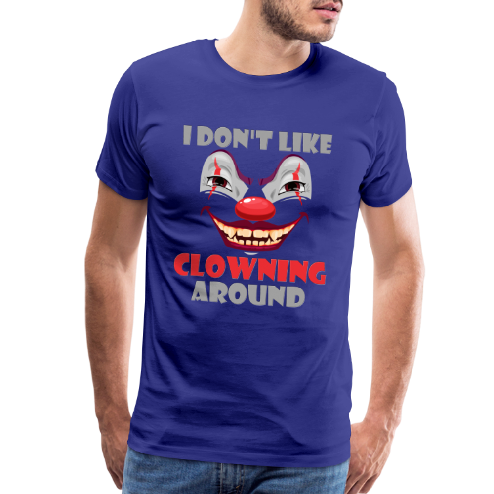 Art The Clown, Scary, Spooky, I Don't Like Clowning Around, Halloween Horror, Massacre, Clown, Party, Balloons - royal blue