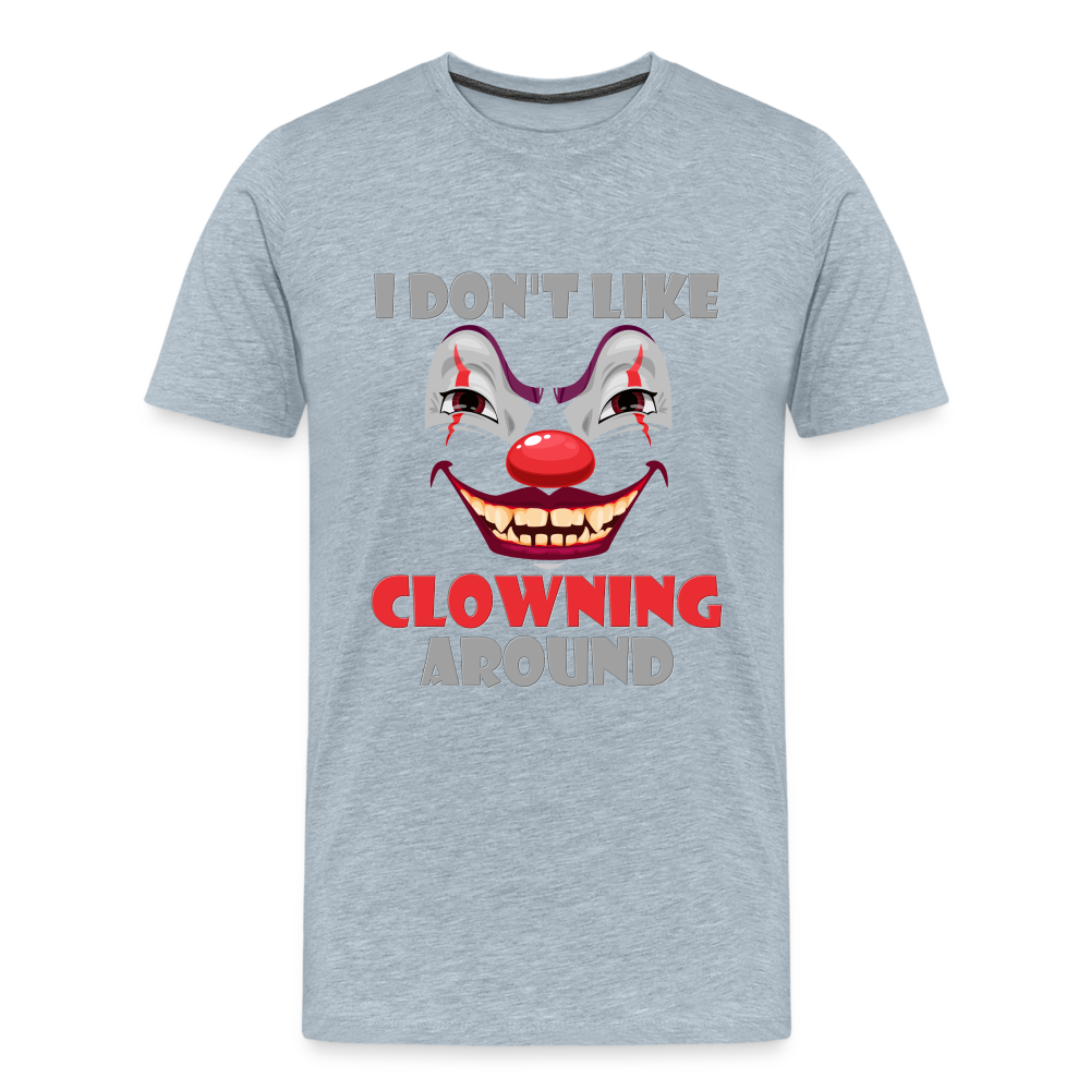 Art The Clown, Scary, Spooky, I Don't Like Clowning Around, Halloween Horror, Massacre, Clown, Party, Balloons - heather ice blue
