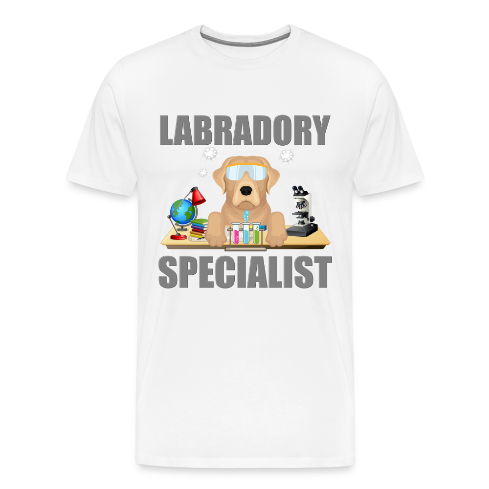 Labrador Specialist Shirt, Lab Shirt, Labradory Shirt, Funny Shirt, Funny Lab Shirt, Science Lab Shirt, Science Laboratory, Dog Lover Shirt, Dog Shirt, Great Gift Idea - white