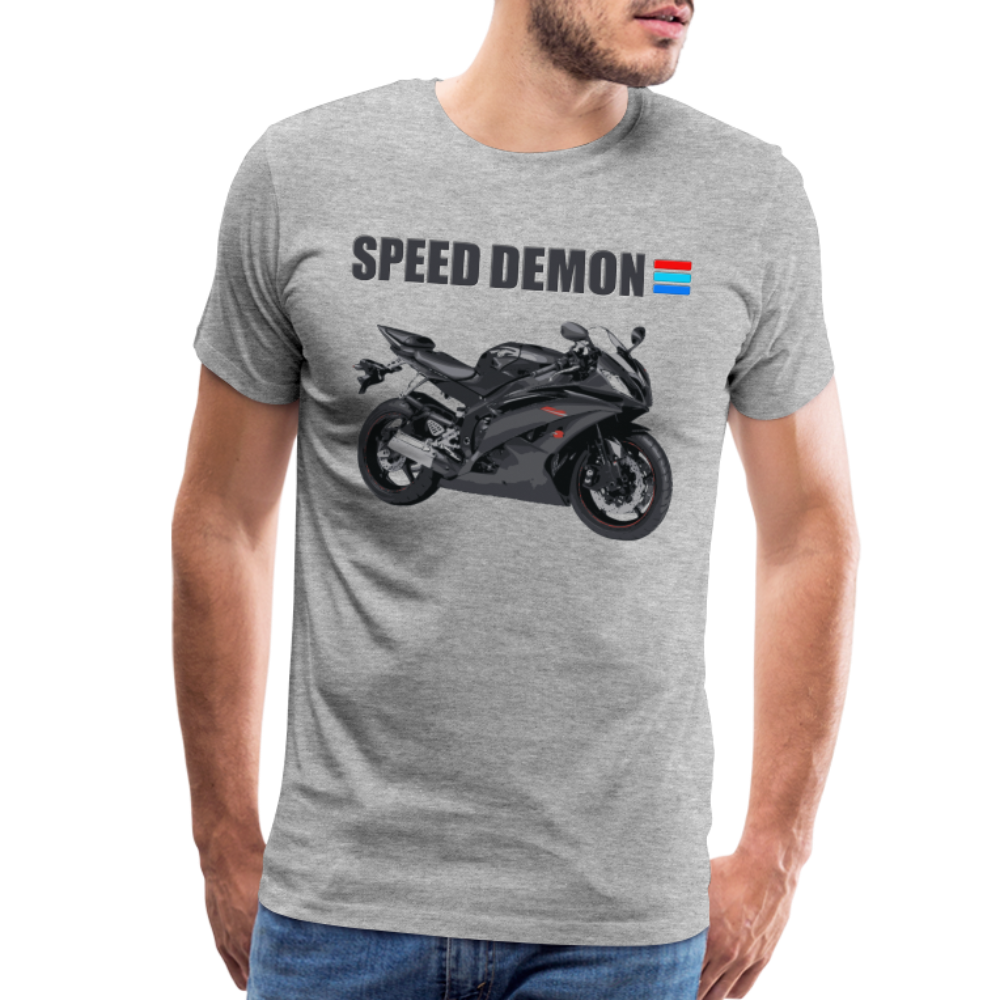 Motorcycle Shirt, Biker Shirt, Motorcycle Gift, Speed Demon Shirt, Motorcycle Tshirt, Motorcycle T Shirt, Racing Shirt, Sports Bike Shirt, - heather gray