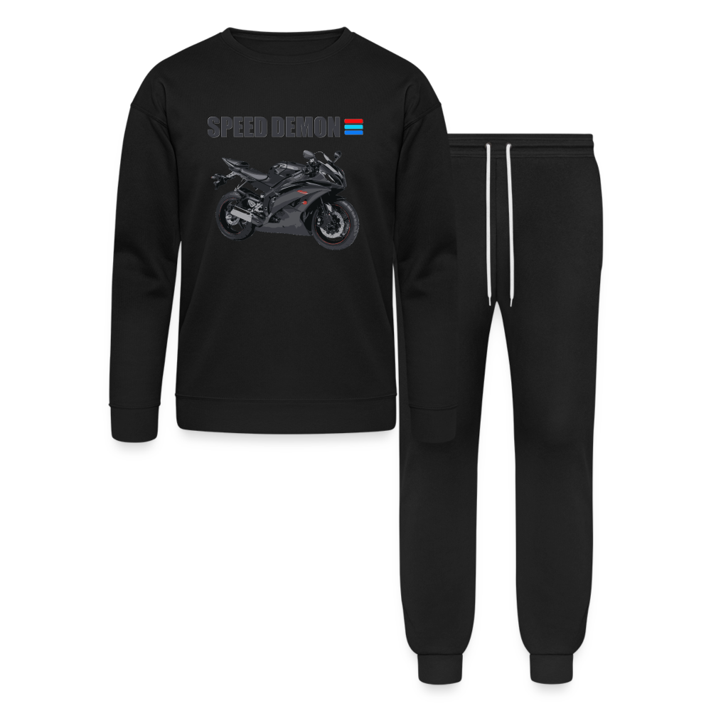 Motorcycle Shirt, Biker Shirt, Motorcycle Gift, Speed Demon Shirt, Motorcycle Tshirt, Motorcycle T Shirt, Racing Shirt, Sports Bike Shirt, Lounge Wear Set by Bella + Canvas - black