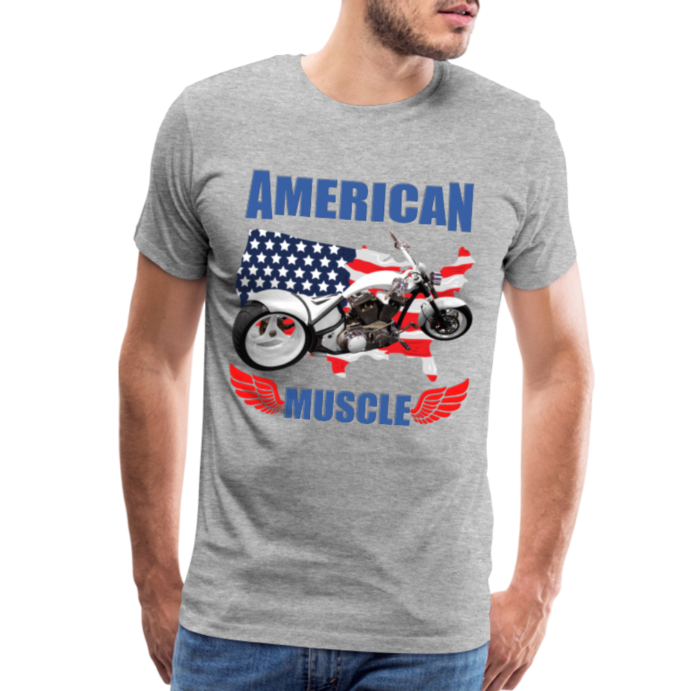 American Muscle Shirt, Motorcycle Shirt, Biker Shirt, Motorcycle Gift, Motorcycle Tshirt, Motorcycle Shirts, Motorcycle T Shirt, Biker Shirts - heather gray