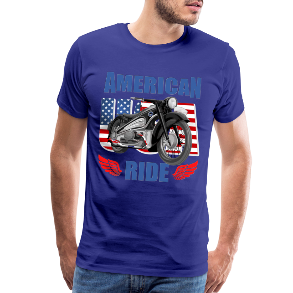 American Ride Shirt, Motorcycle Shirt, Biker Shirt, Motorcycle Gift, Motorcycle Tshirt, Motorcycle Shirts, Motorcycle T Shirt, Biker Shirts - royal blue