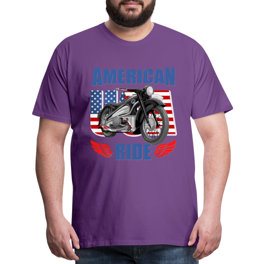 American Ride Shirt, Motorcycle Shirt, Biker Shirt, Motorcycle Gift, Motorcycle Tshirt, Motorcycle Shirts, Motorcycle T Shirt, Biker Shirts - purple