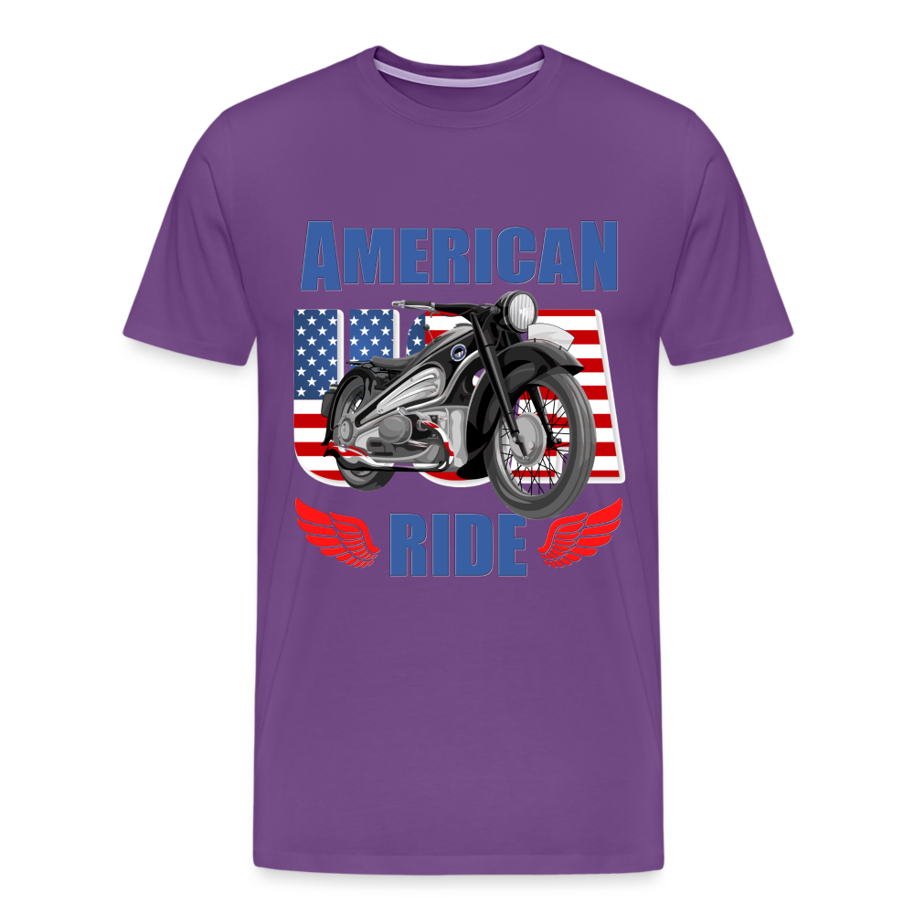 American Ride Shirt, Motorcycle Shirt, Biker Shirt, Motorcycle Gift, Motorcycle Tshirt, Motorcycle Shirts, Motorcycle T Shirt, Biker Shirts - purple