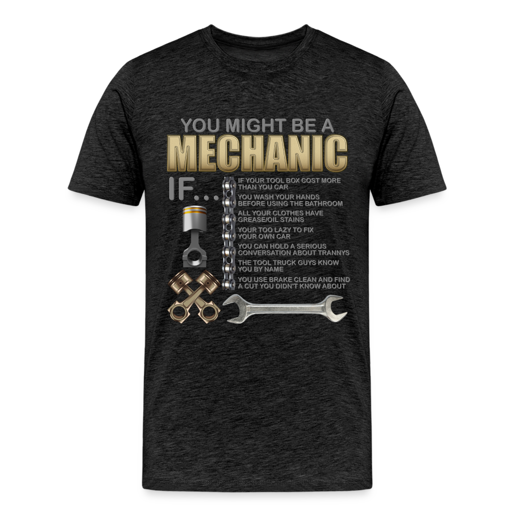 Mechanic Gift, Mechanic Shirt, You Might Be A Mechanic, Diesel Mechanic, Gift For Mechanic, Car Mechanic, Car Guy Shirt, Funny Dad Shirt - charcoal grey