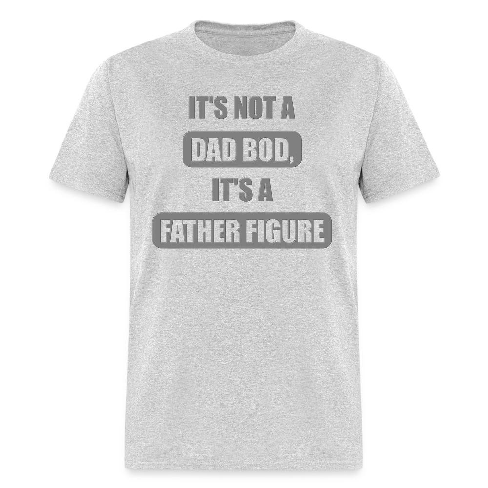 Dad Bod Shirt, Funny Dad Shirt, Father Figure Shirt, Dad Bod, New Dad Shirt, Dad Joke Shirt, Daddy Shirt, Funny Dad Shirts, Best Dad Shirt, New Dad, Funny Gift For Dad - heather gray