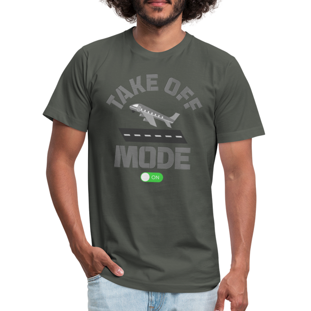 Take Off Mode, Travel Shirt, Vacation Shirt, Airplane Shirt, Pilot Shirt, Vacation Mode, Vacay Mode, Adventure Shirt, Aviation Shirt - asphalt
