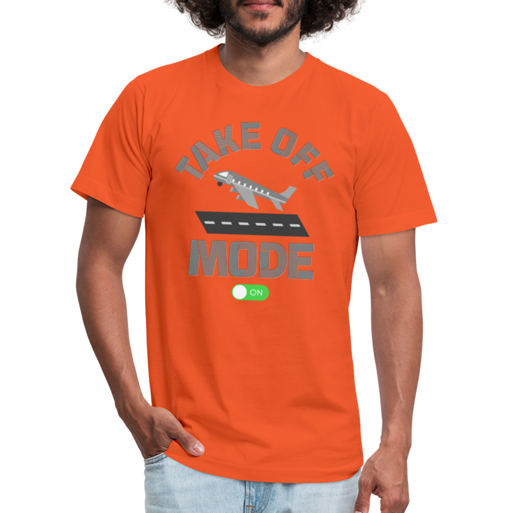 Take Off Mode, Travel Shirt, Vacation Shirt, Airplane Shirt, Pilot Shirt, Vacation Mode, Vacay Mode, Adventure Shirt, Aviation Shirt - orange