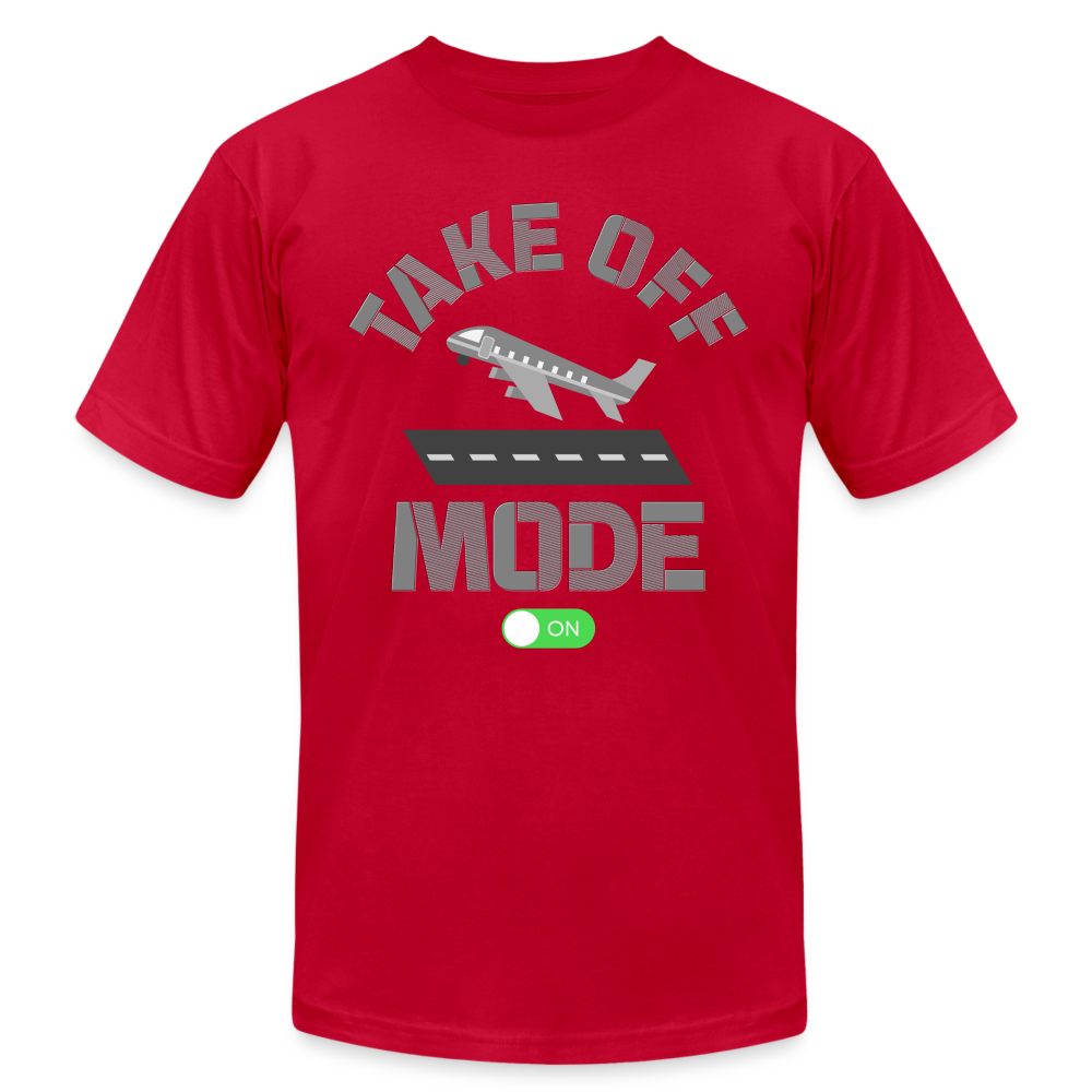 Take Off Mode, Travel Shirt, Vacation Shirt, Airplane Shirt, Pilot Shirt, Vacation Mode, Vacay Mode, Adventure Shirt, Aviation Shirt - red
