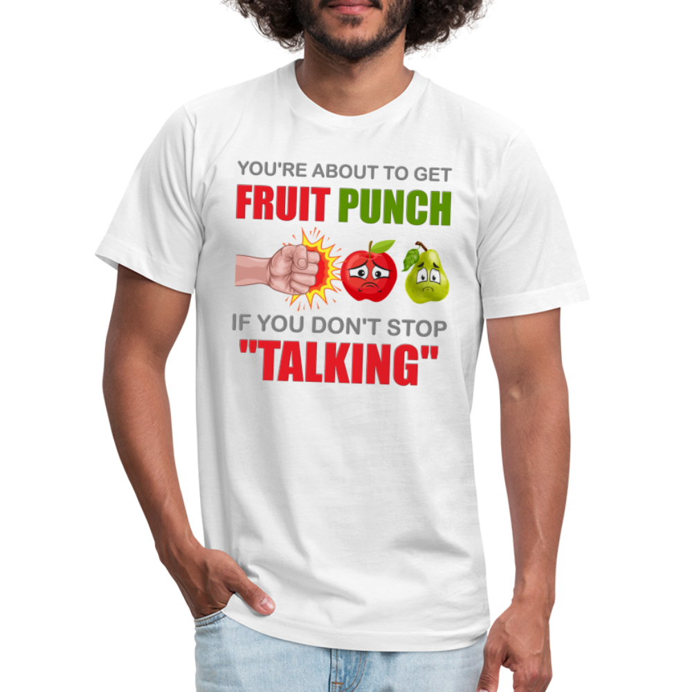 You're About To Get Fruit Punch, Foodie Shirt, Foodie Gifts, Funny Food Shirt, Food Shirt, Gift For Foodie, Fruit Shirt - white