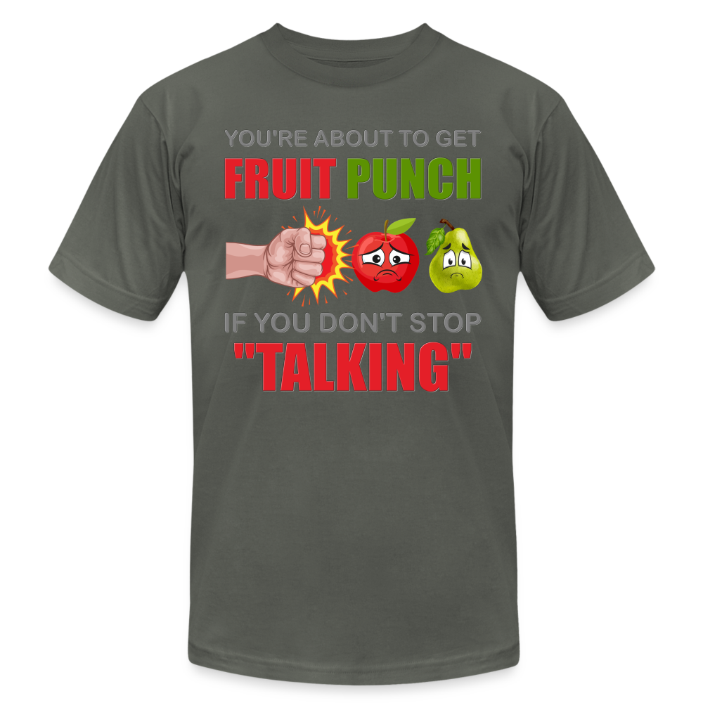 You're About To Get Fruit Punch, Foodie Shirt, Foodie Gifts, Funny Food Shirt, Food Shirt, Gift For Foodie, Fruit Shirt - asphalt