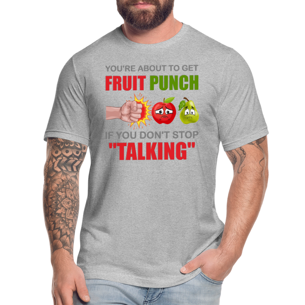You're About To Get Fruit Punch, Foodie Shirt, Foodie Gifts, Funny Food Shirt, Food Shirt, Gift For Foodie, Fruit Shirt - heather gray