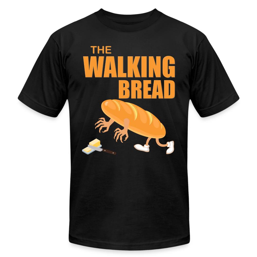 The Walking Bread, Foodie Shirt, Foodie Gifts, Funny Food Shirt, Food Shirt, Gift For Foodie, Fruit Shirt - black