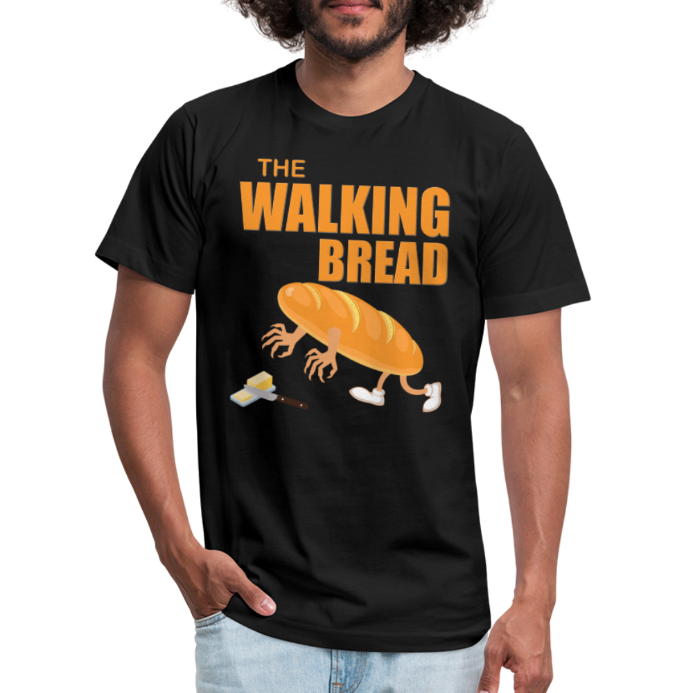 The Walking Bread, Foodie Shirt, Foodie Gifts, Funny Food Shirt, Food Shirt, Gift For Foodie, Fruit Shirt - black