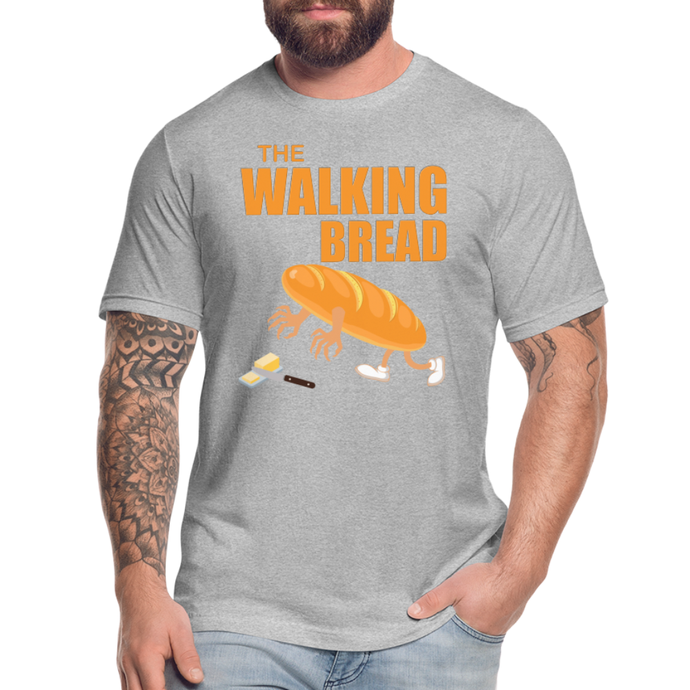 The Walking Bread, Foodie Shirt, Foodie Gifts, Funny Food Shirt, Food Shirt, Gift For Foodie, Fruit Shirt - heather gray