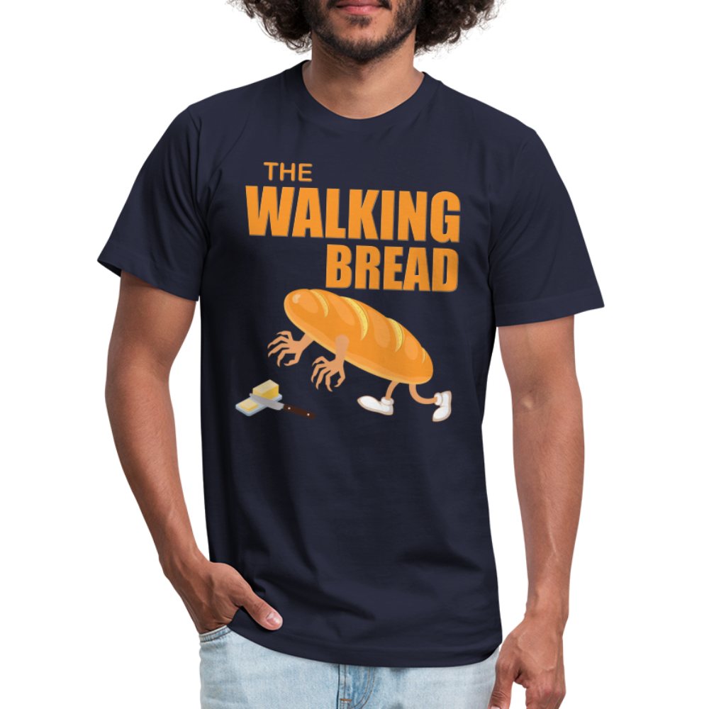 The Walking Bread, Foodie Shirt, Foodie Gifts, Funny Food Shirt, Food Shirt, Gift For Foodie, Fruit Shirt - navy