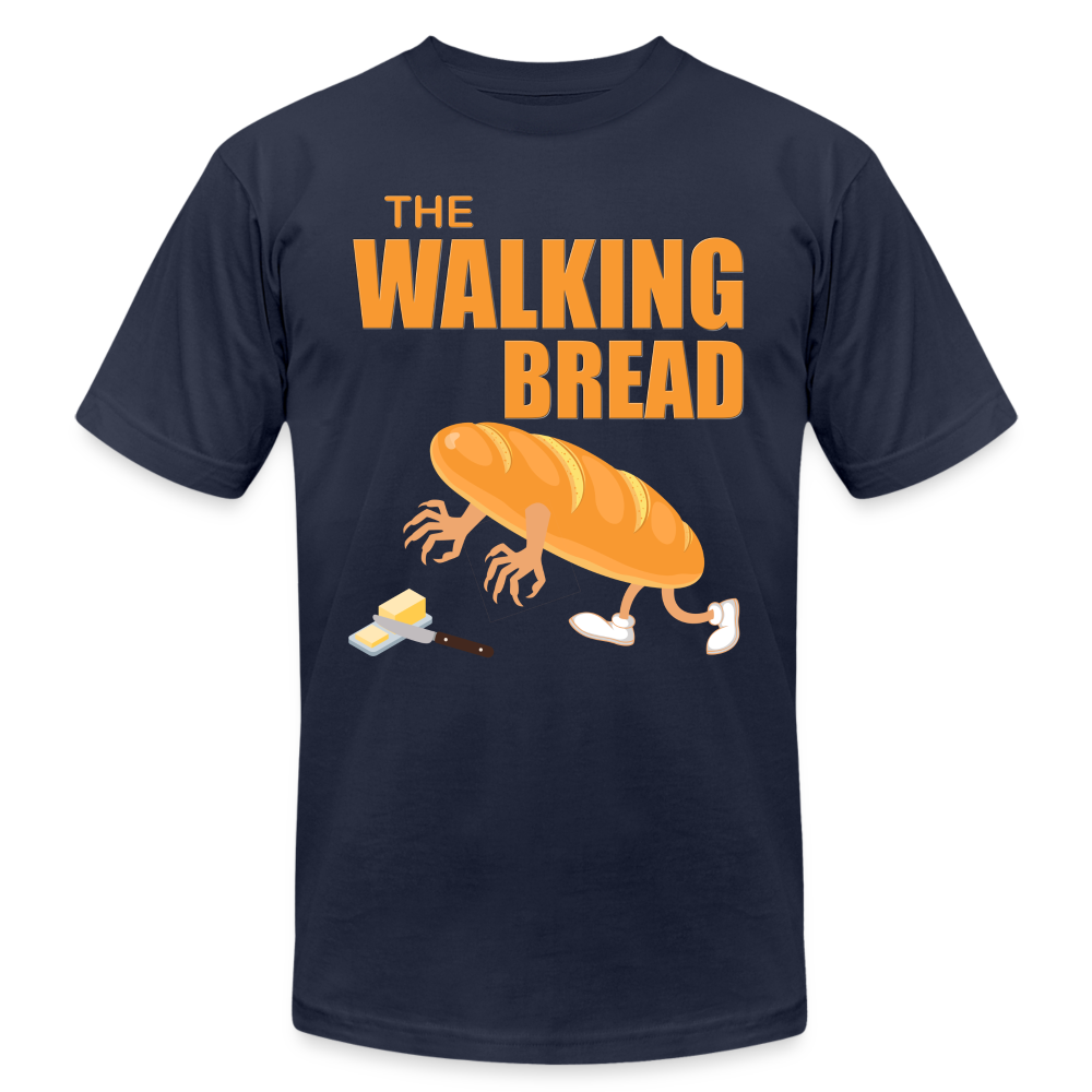 The Walking Bread, Foodie Shirt, Foodie Gifts, Funny Food Shirt, Food Shirt, Gift For Foodie, Fruit Shirt - navy