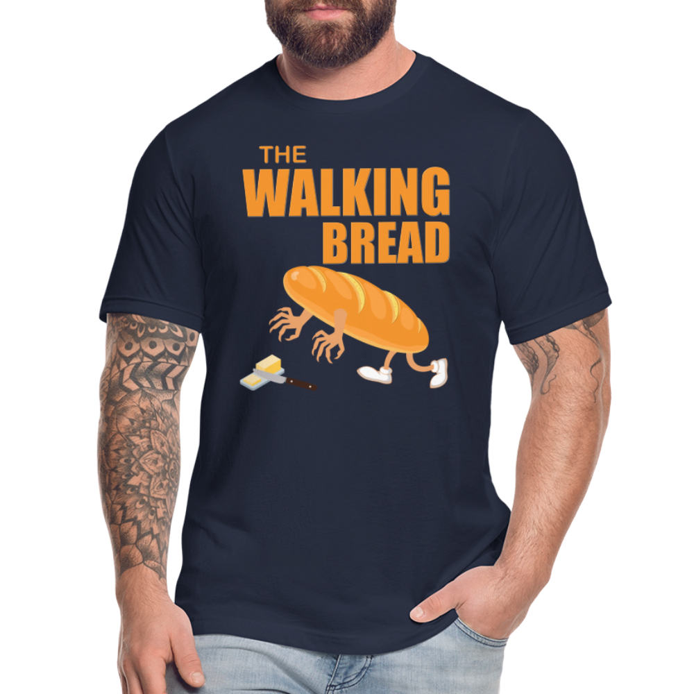 The Walking Bread, Foodie Shirt, Foodie Gifts, Funny Food Shirt, Food Shirt, Gift For Foodie, Fruit Shirt - navy