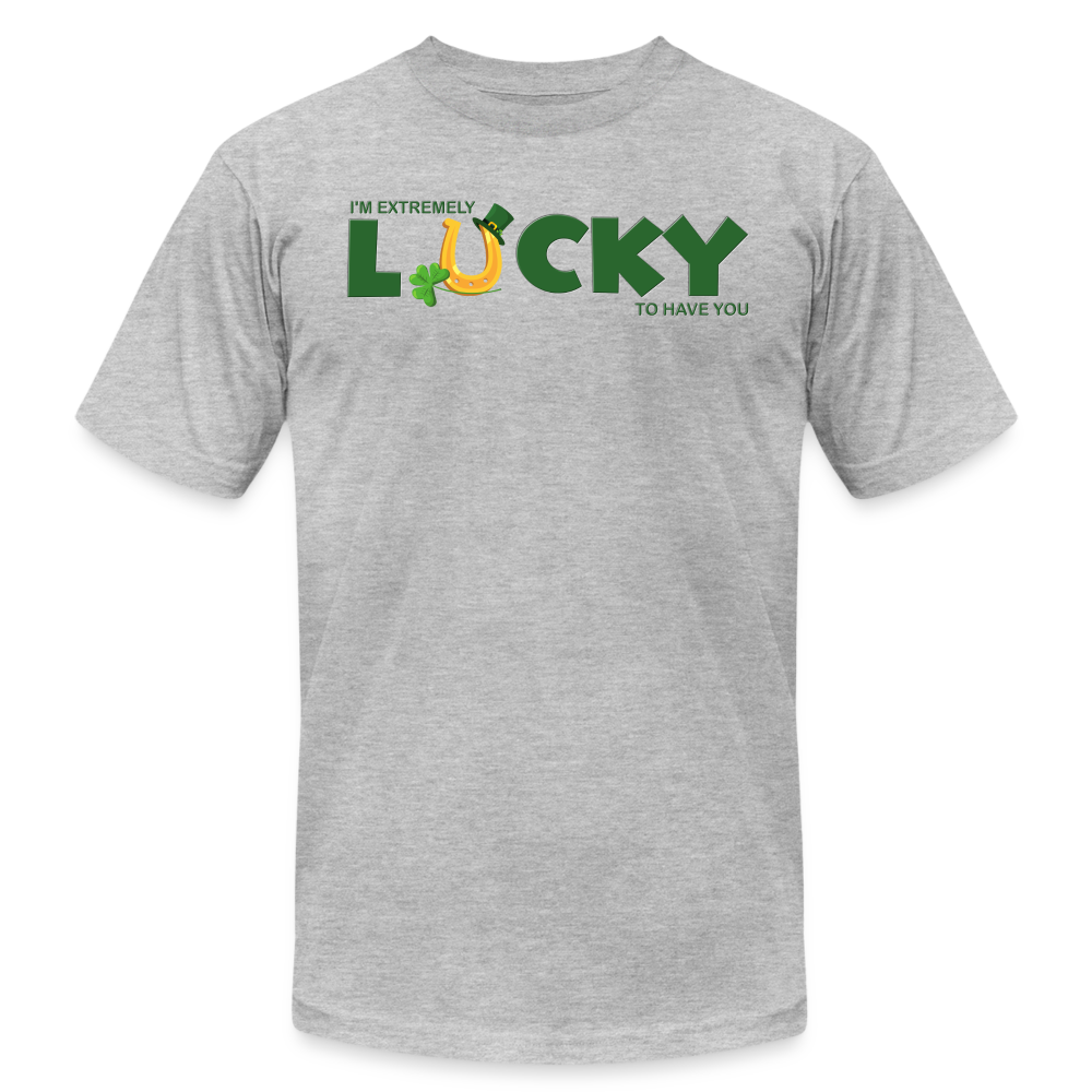 I'm Extremely Lucky To Have You, St Patrick Day Shirt, Shamrock Shirt, Irish Shirt, Lucky Shirt, St Patricks Shirt, St Patricks Day Tee, St Patricks Day Gifts - heather gray