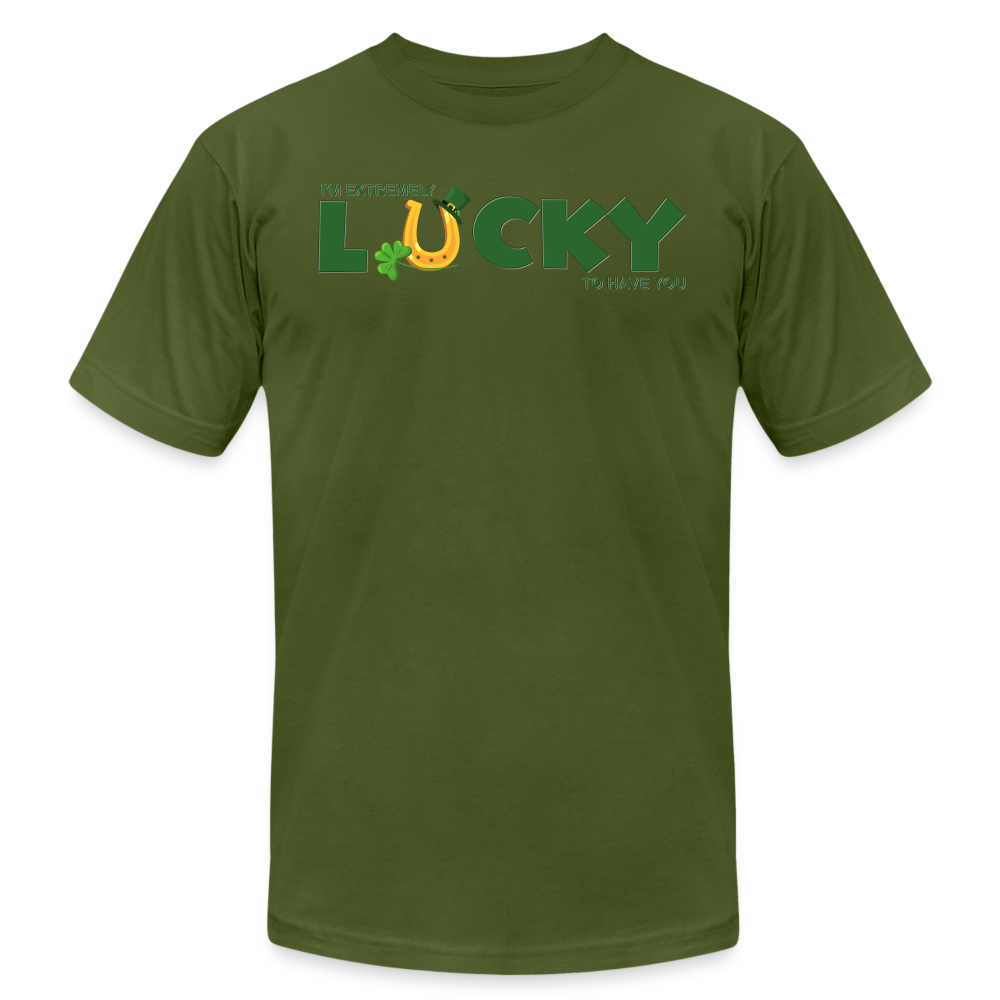 I'm Extremely Lucky To Have You, St Patrick Day Shirt, Shamrock Shirt, Irish Shirt, Lucky Shirt, St Patricks Shirt, St Patricks Day Tee, St Patricks Day Gifts - olive