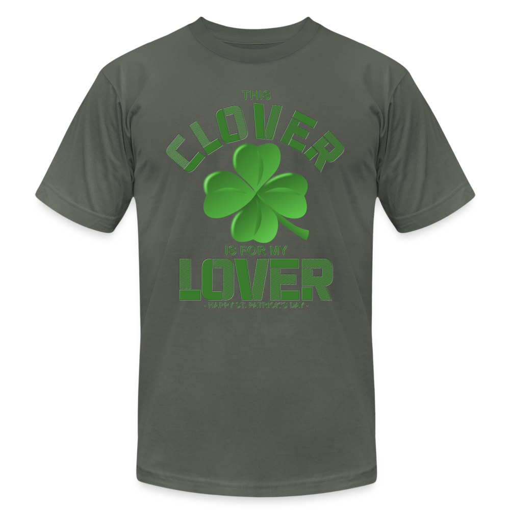 This Clover Is For My Lover, St Patrick Day Shirt, Shamrock Shirt, Irish Shirt, Lucky Shirt, St Patricks Shirt, St Patricks Day Tee, St Patricks Day Gifts - asphalt