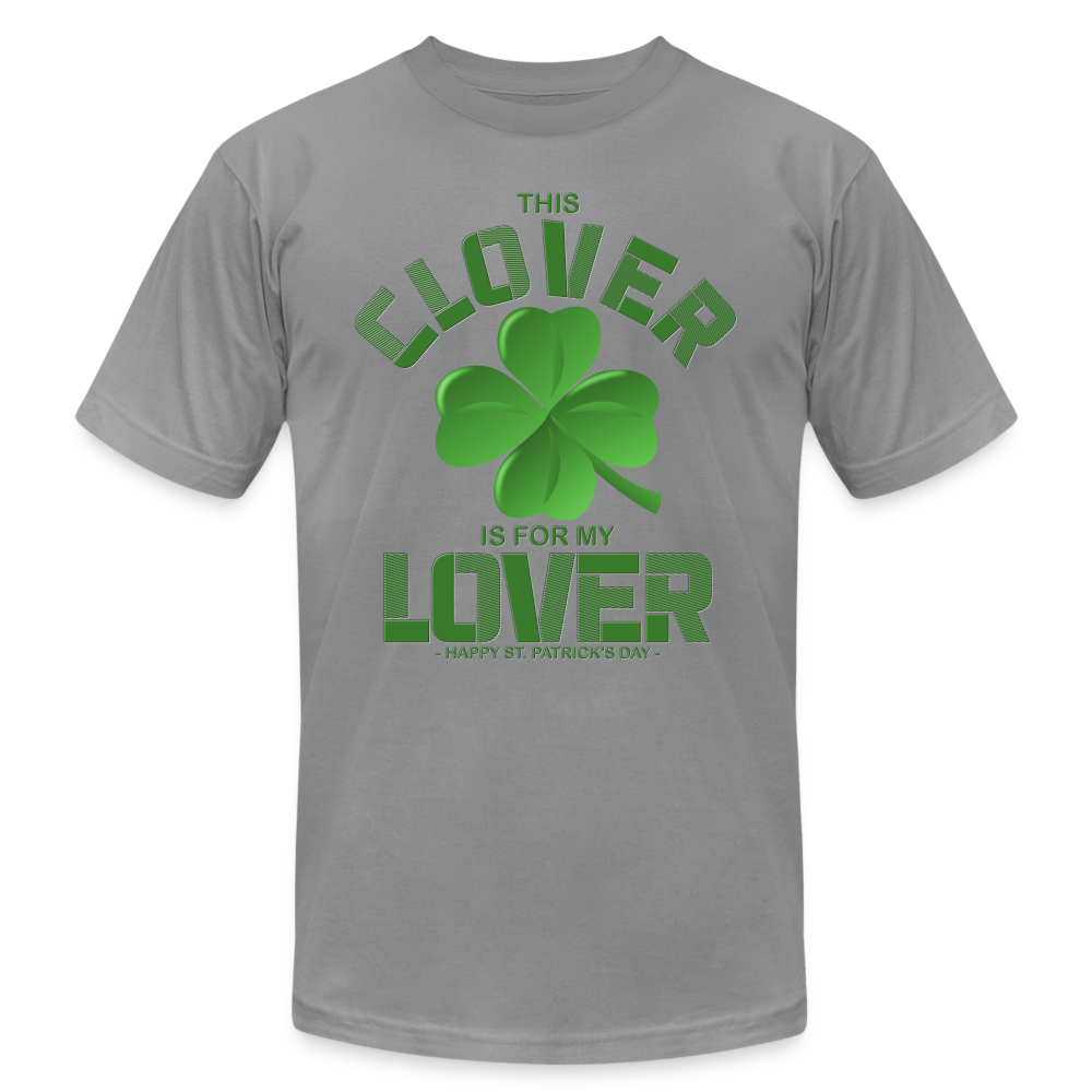 This Clover Is For My Lover, St Patrick Day Shirt, Shamrock Shirt, Irish Shirt, Lucky Shirt, St Patricks Shirt, St Patricks Day Tee, St Patricks Day Gifts - slate
