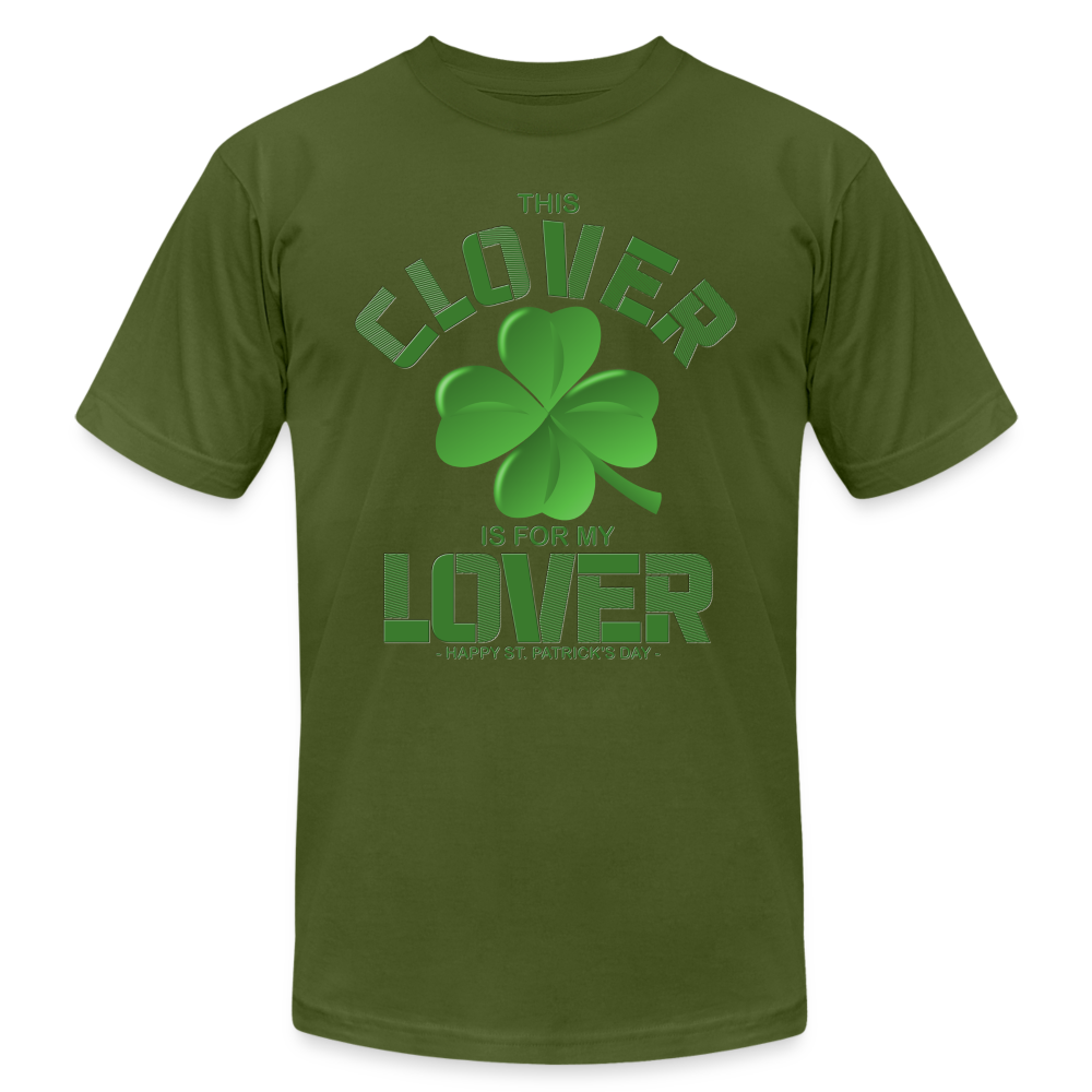 This Clover Is For My Lover, St Patrick Day Shirt, Shamrock Shirt, Irish Shirt, Lucky Shirt, St Patricks Shirt, St Patricks Day Tee, St Patricks Day Gifts - olive