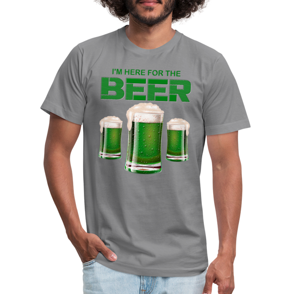 I'm Here For The Beer, Beer Drinking Shirt, Green Beer, St Patrick Day Shirt, Shamrock Shirt, Irish Shirt, Lucky Shirt, St Patricks Shirt, St Patricks Day Tee, St Patricks Day Gifts - slate