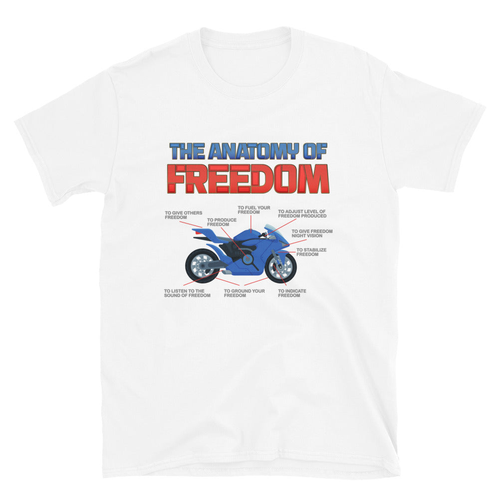 The Anatomy Of Freedom Shirt, Motorcycle Gift, Biker Lover Gift, Gift For Biker, Motor Cross, Motorcycle Anatomy