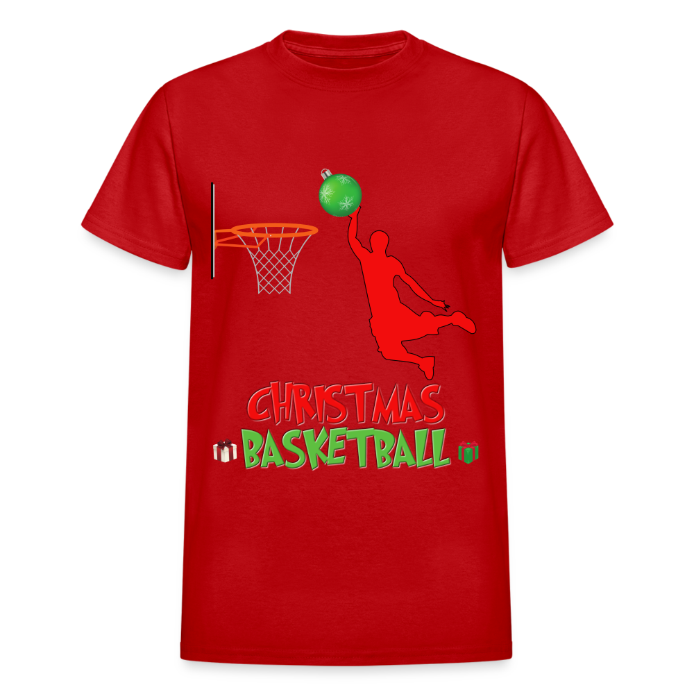 Christmas Basketball Shirt, Christmas Basketball T-Shirt, Funny Basketball Lover Shirt, Basketball Shirt, Christmas Gifts Idea Kids' Premium T-Shirt - red