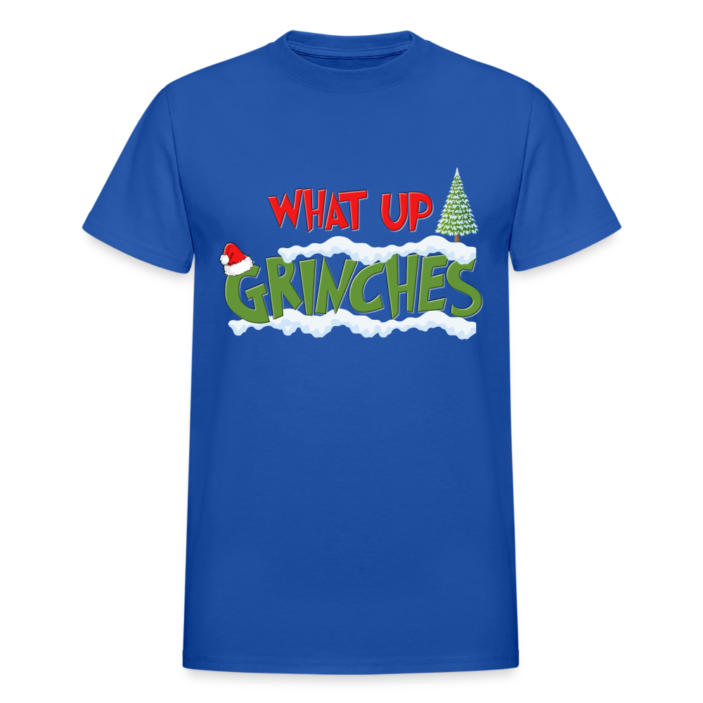 Christmas Gifts, What Up Grinches Shirt, Holiday Party, Funny Christmas Shirt, Family Christmas Shirts, Funny Holiday, Christmas Pajamas - royal blue