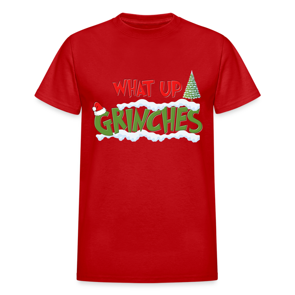 Christmas Gifts, What Up Grinches Shirt, Holiday Party, Funny Christmas Shirt, Family Christmas Shirts, Funny Holiday, Christmas Pajamas - red
