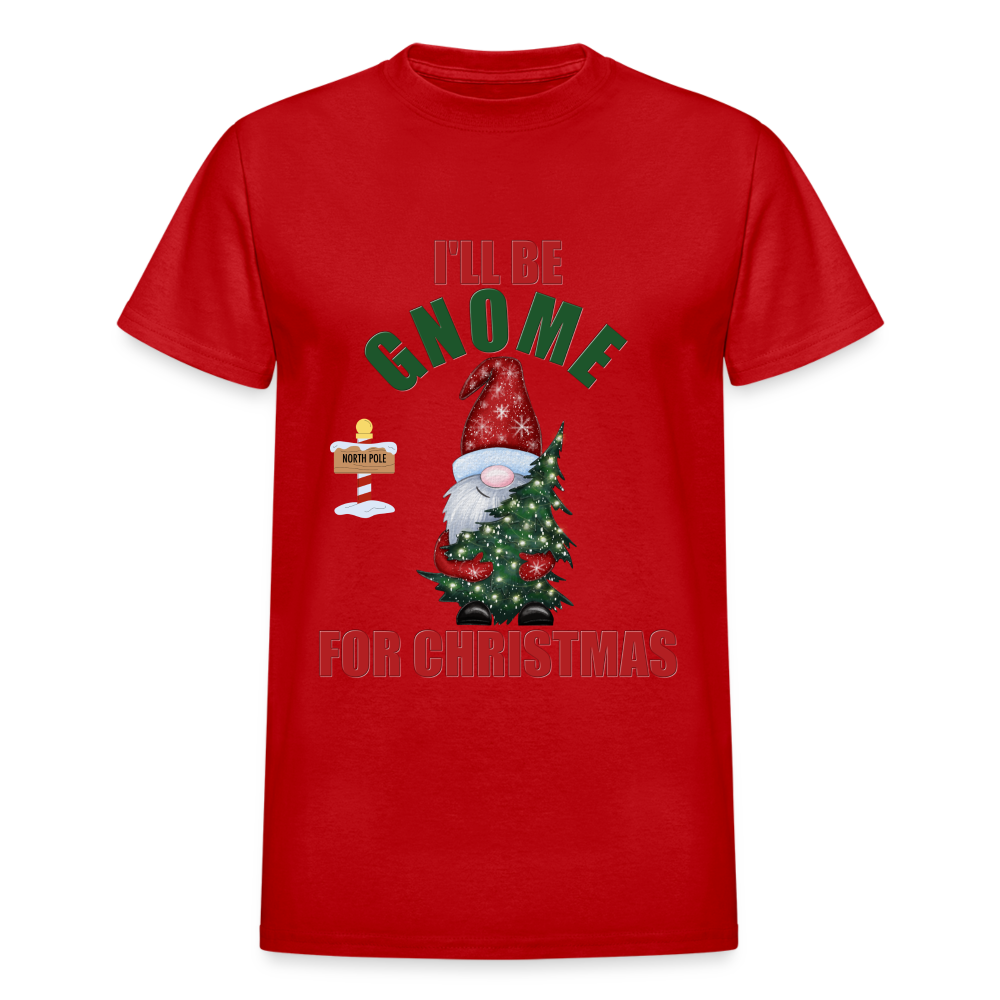I'll Be Gnome For Christmas, Funny Christmas Gnome, Gnomes Christmas, Gnomes Christmas shirt, Men Christmas Shirt, Men Christmas shirt, Christmas Gift For Him, Christmas Pajamas - red
