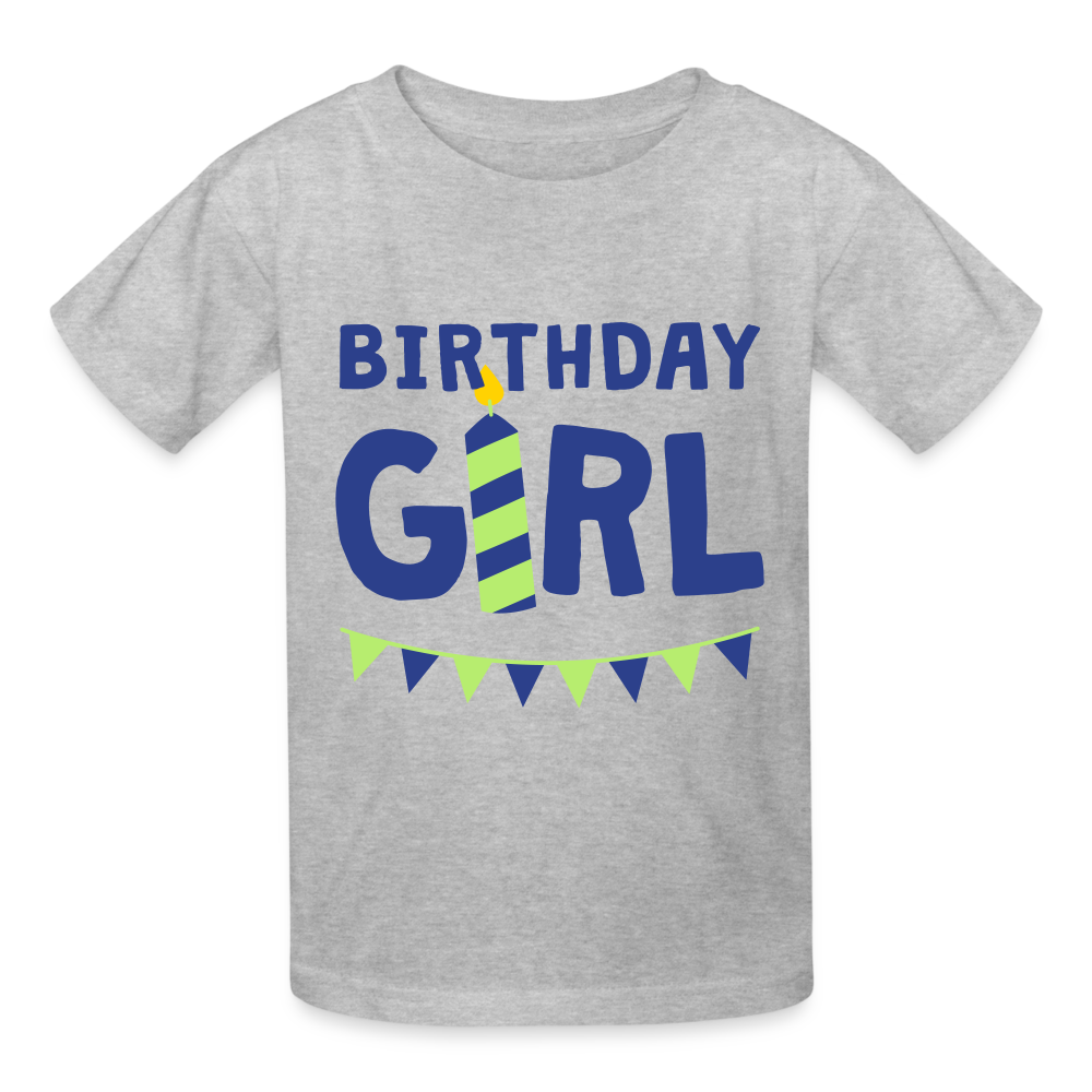 Birthday Girl, Girl, The Girl, Girl Shirt, Birthday Girl Shirt, Birthday Girl svg, The Birthday Girl, Birthday Girl Tee, Happy Birthday Girl, One Happy Birthday Girl, The Birthday Girl Shirts - heather gray
