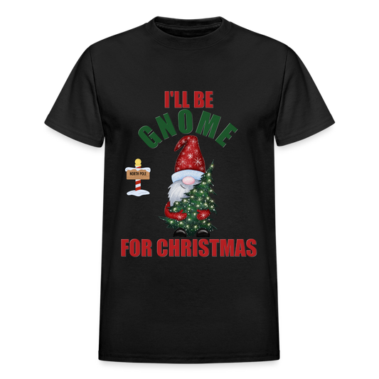 I'll Be Gnome For Christmas, Funny Christmas Gnome, Gnomes Christmas, Gnomes Christmas shirt, Men Christmas Shirt, Men Christmas shirt, Christmas Gift For Him, Christmas Pajamas - black