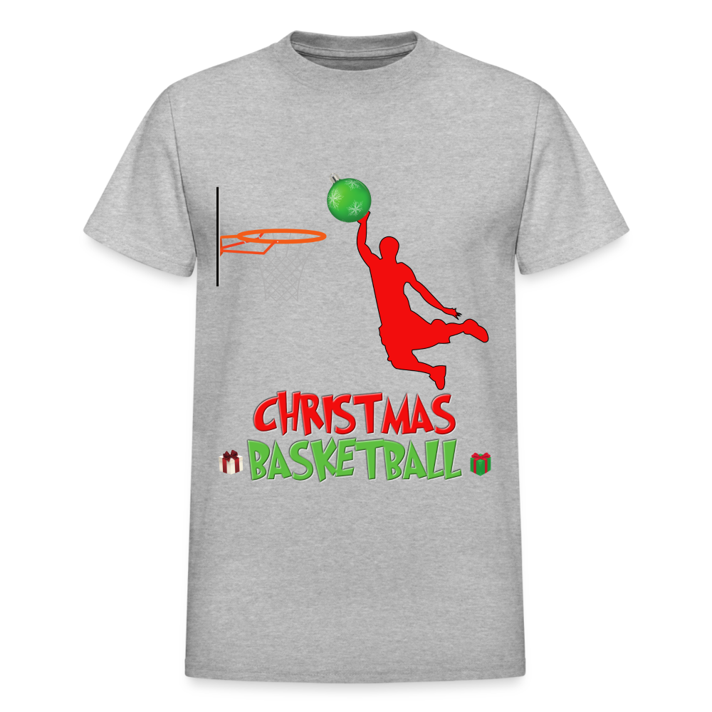 Christmas Basketball Shirt, Christmas Basketball T-Shirt, Funny Basketball Lover Shirt, Basketball Shirt, Christmas Gifts Idea Kids' Premium T-Shirt - heather gray