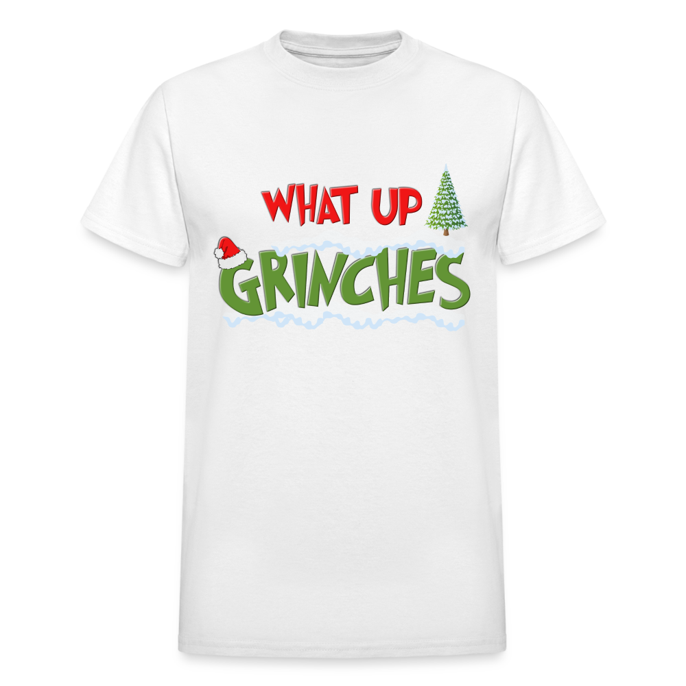 Christmas Gifts, What Up Grinches Shirt, Holiday Party, Funny Christmas Shirt, Family Christmas Shirts, Funny Holiday, Christmas Pajamas - white