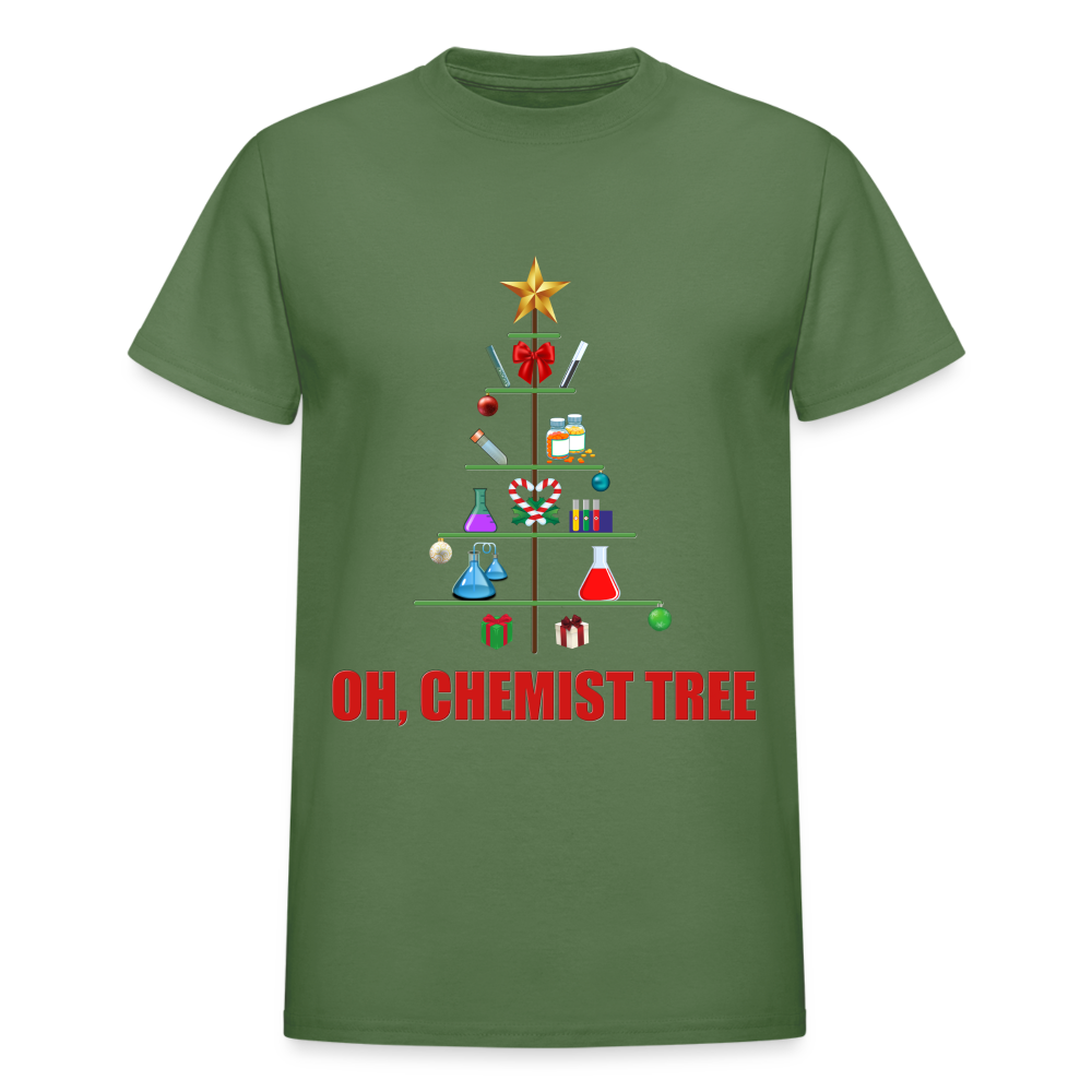 Chemistree, Oh Chemist Tree, Chemistry, Christmas Gift, Funny Christmas, Scientist, Physics, Chemistry Teacher, Chemistry Student, Chemistry Teacher Gift, Chemistry Lover - military green