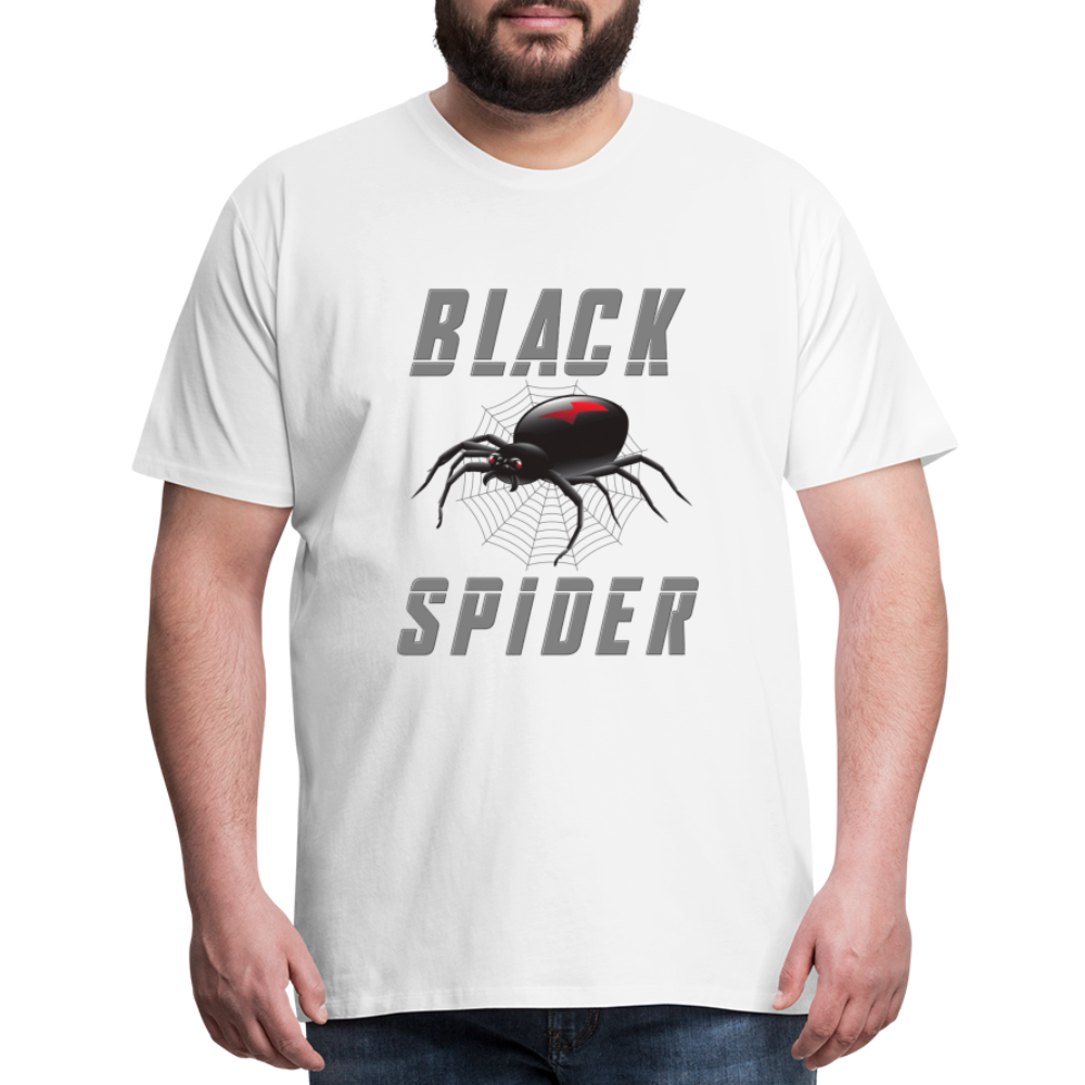 Black Spider Shirt, Black Widow Shirt, Black Widow, Movie Shirt, Birthday Gift Idea, Black Spider, Halloween Gift Idea, Halloween Lover Men's Premium T-Shirt - white
