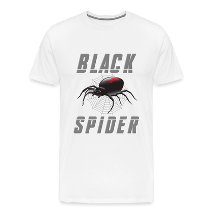 Black Spider Shirt, Black Widow Shirt, Black Widow, Movie Shirt, Birthday Gift Idea, Black Spider, Halloween Gift Idea, Halloween Lover Men's Premium T-Shirt - white