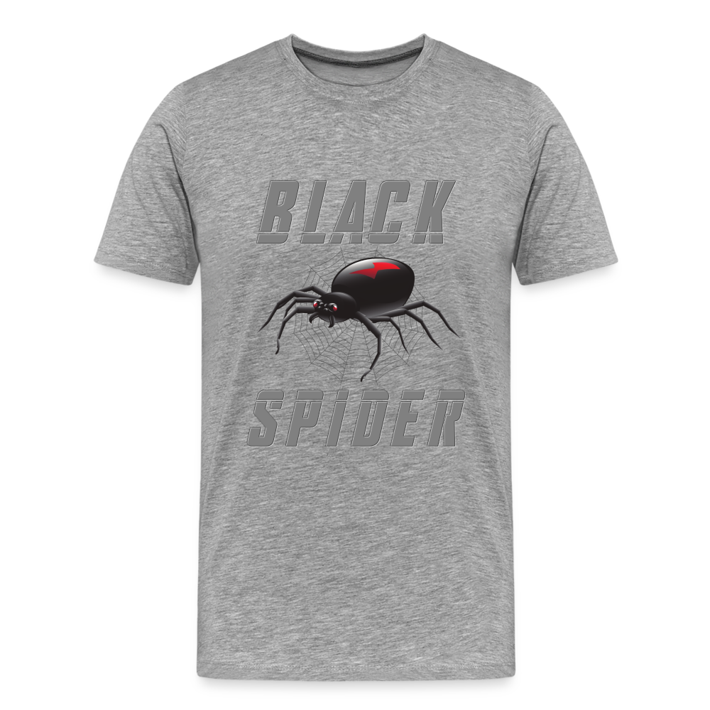 Black Spider Shirt, Black Widow Shirt, Black Widow, Movie Shirt, Birthday Gift Idea, Black Spider, Halloween Gift Idea, Halloween Lover Men's Premium T-Shirt - heather gray