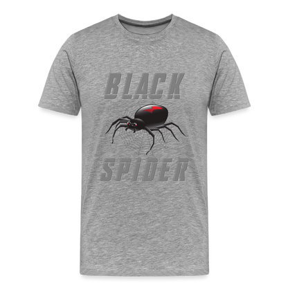 Black Spider Shirt, Black Widow Shirt, Black Widow, Movie Shirt, Birthday Gift Idea, Black Spider, Halloween Gift Idea, Halloween Lover Men's Premium T-Shirt - heather gray