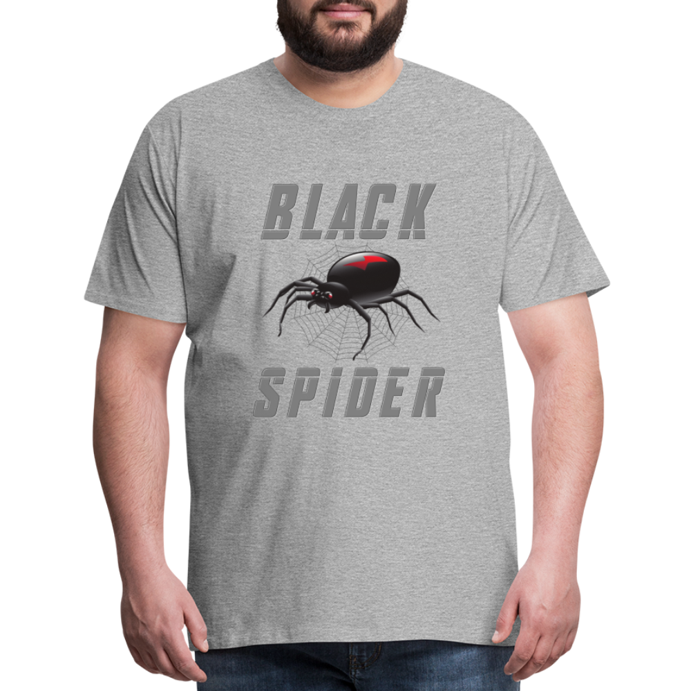 Black Spider Shirt, Black Widow Shirt, Black Widow, Movie Shirt, Birthday Gift Idea, Black Spider, Halloween Gift Idea, Halloween Lover Men's Premium T-Shirt - heather gray