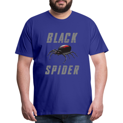 Black Spider Shirt, Black Widow Shirt, Black Widow, Movie Shirt, Birthday Gift Idea, Black Spider, Halloween Gift Idea, Halloween Lover Men's Premium T-Shirt - royal blue